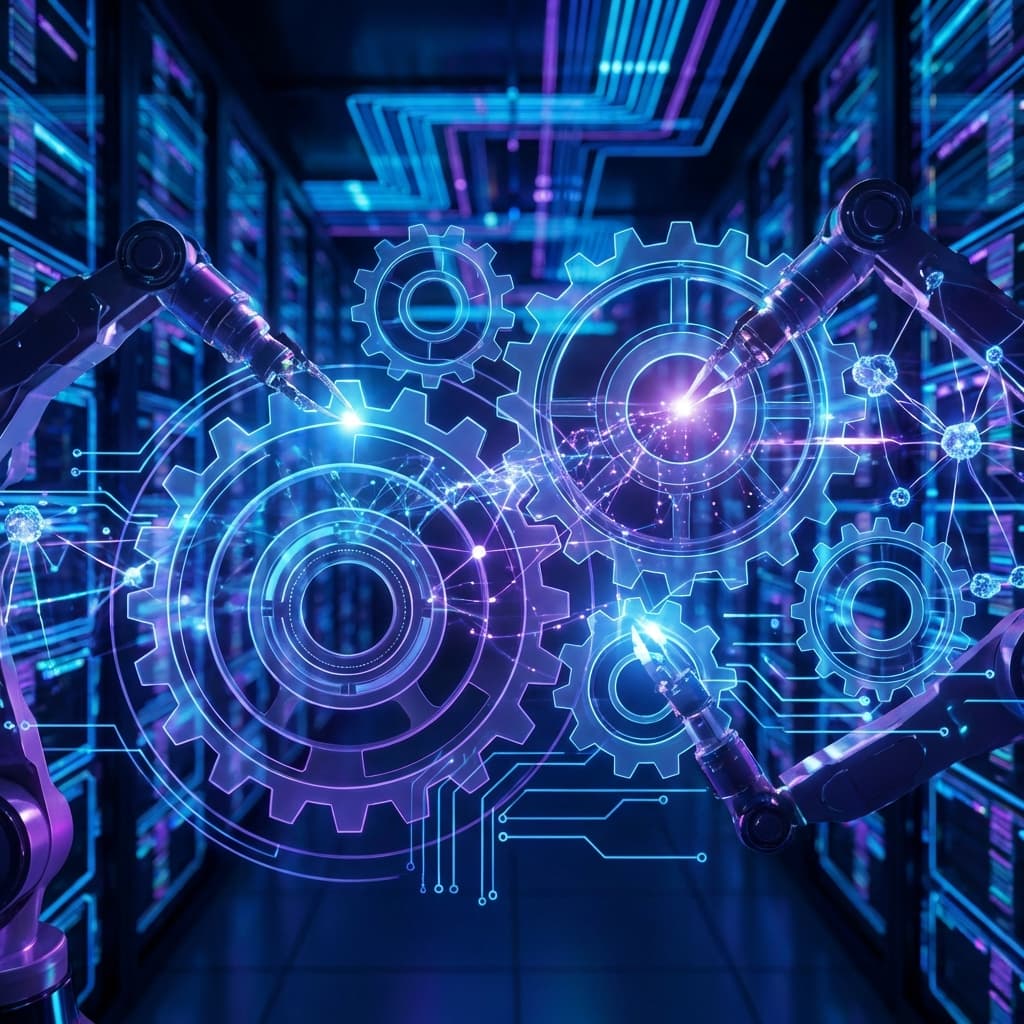 AI Automation Background